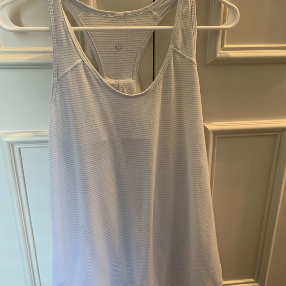 Lululemon white and gray tank - Picture 7 of 7